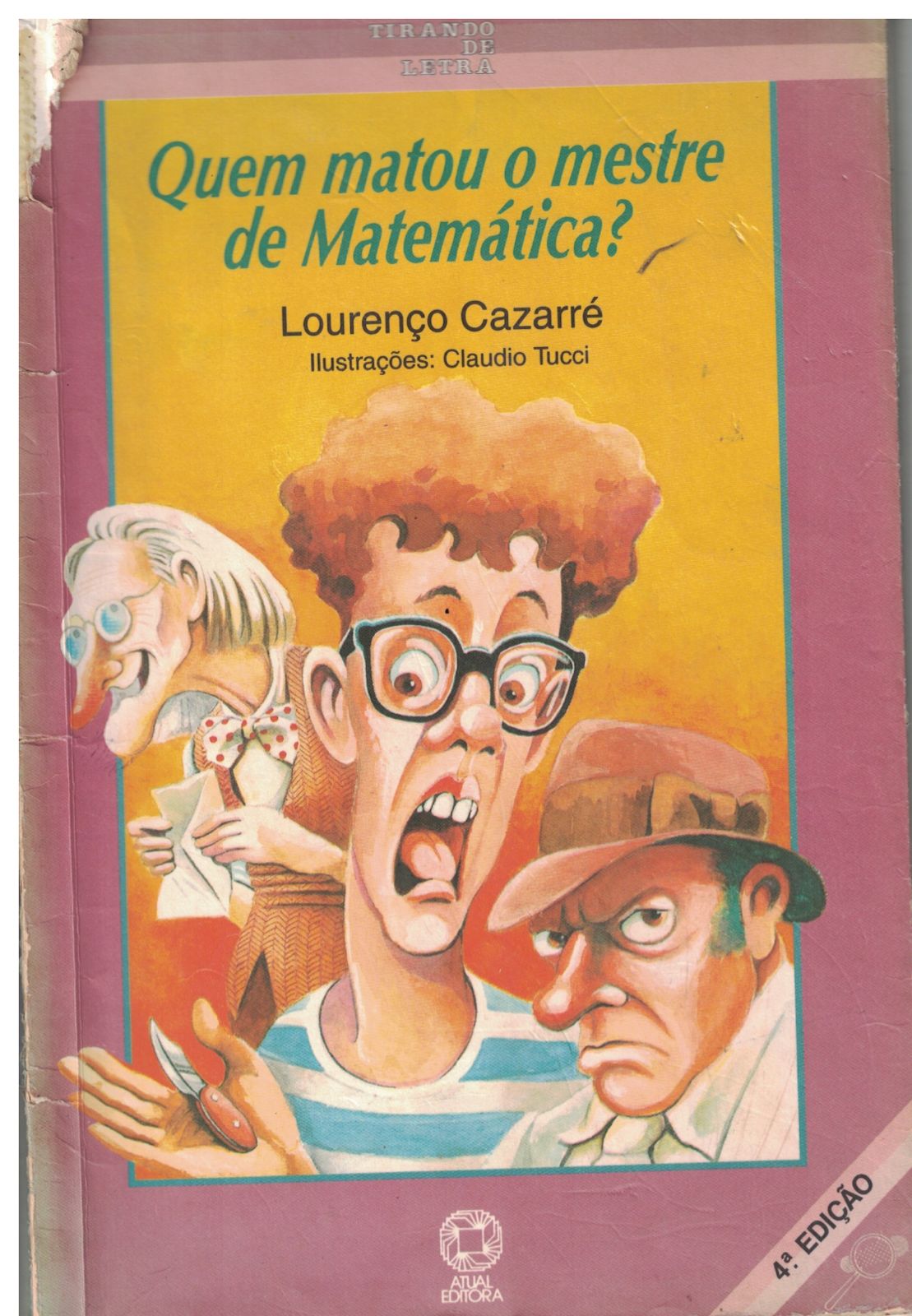 Capa de Quem matou o mestre de matemática