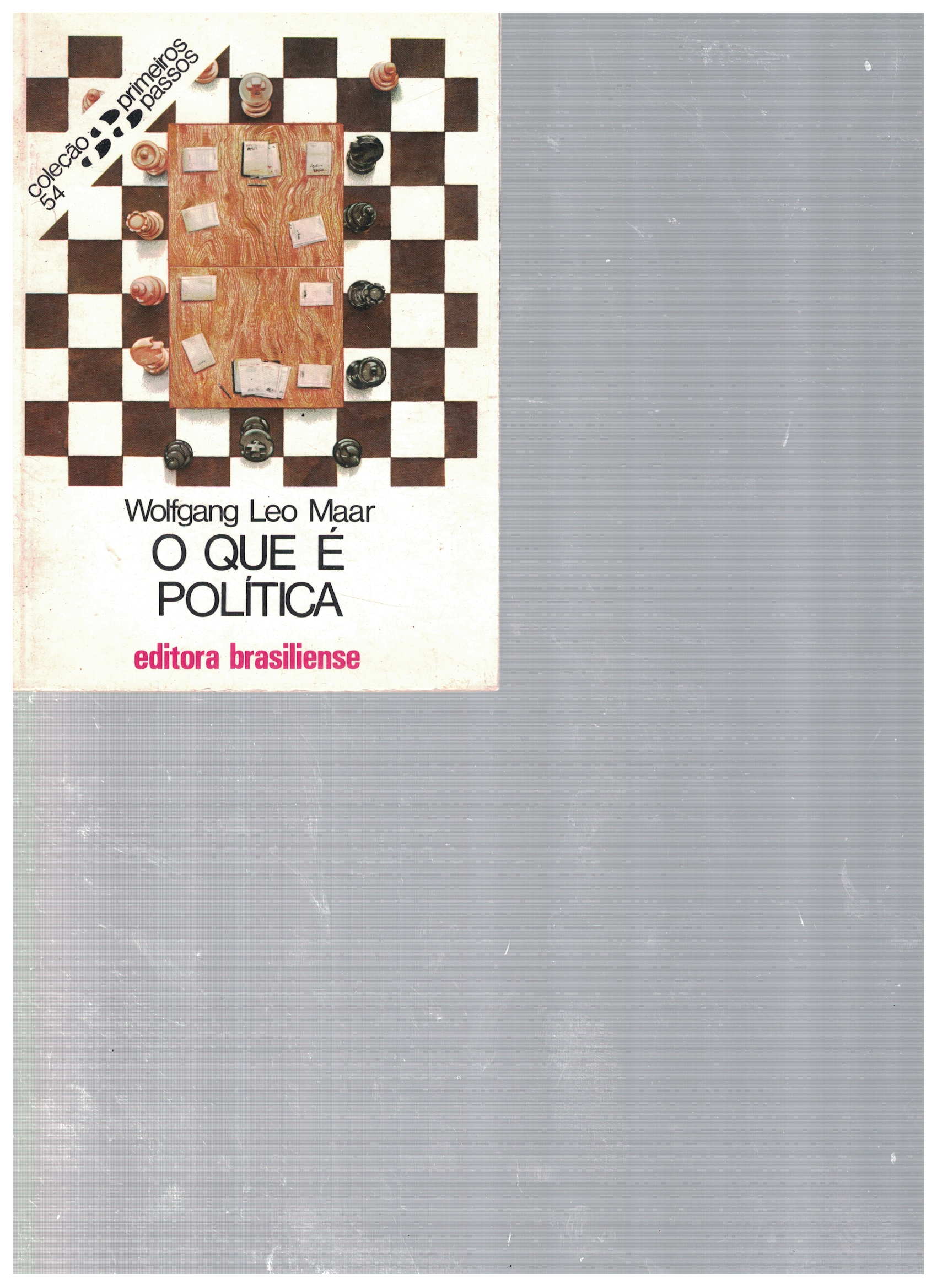 Capa de O QUE É POLÍTICA