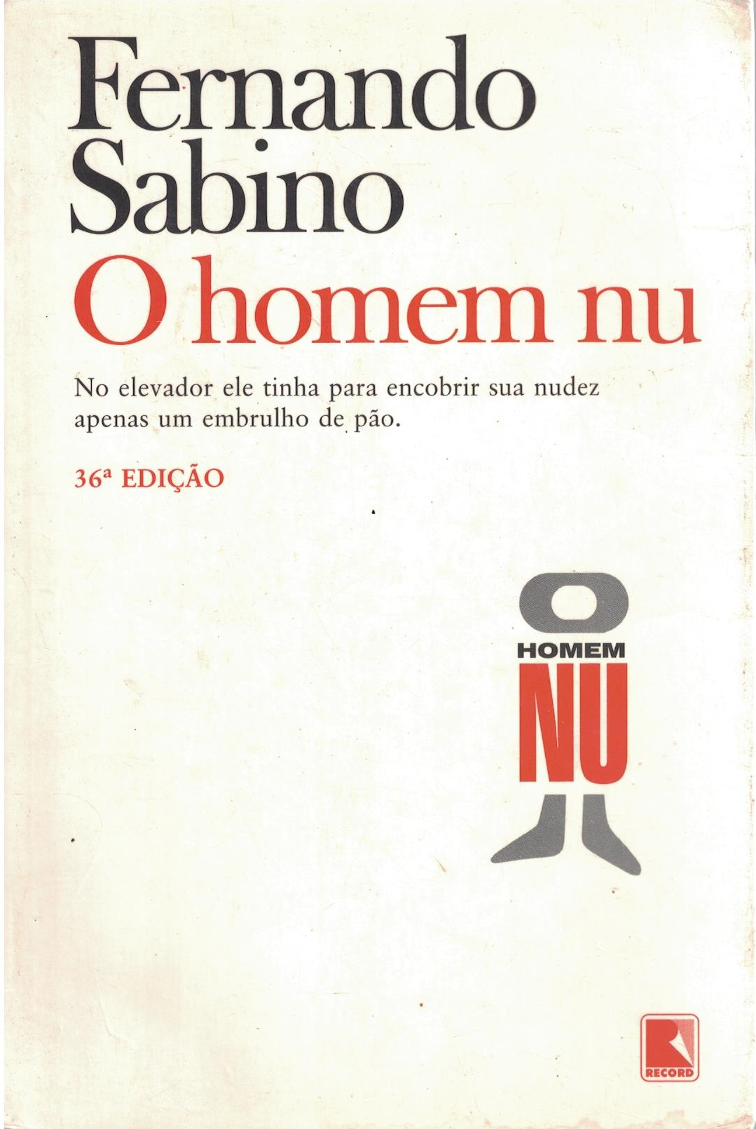 Capa de O homem nu
