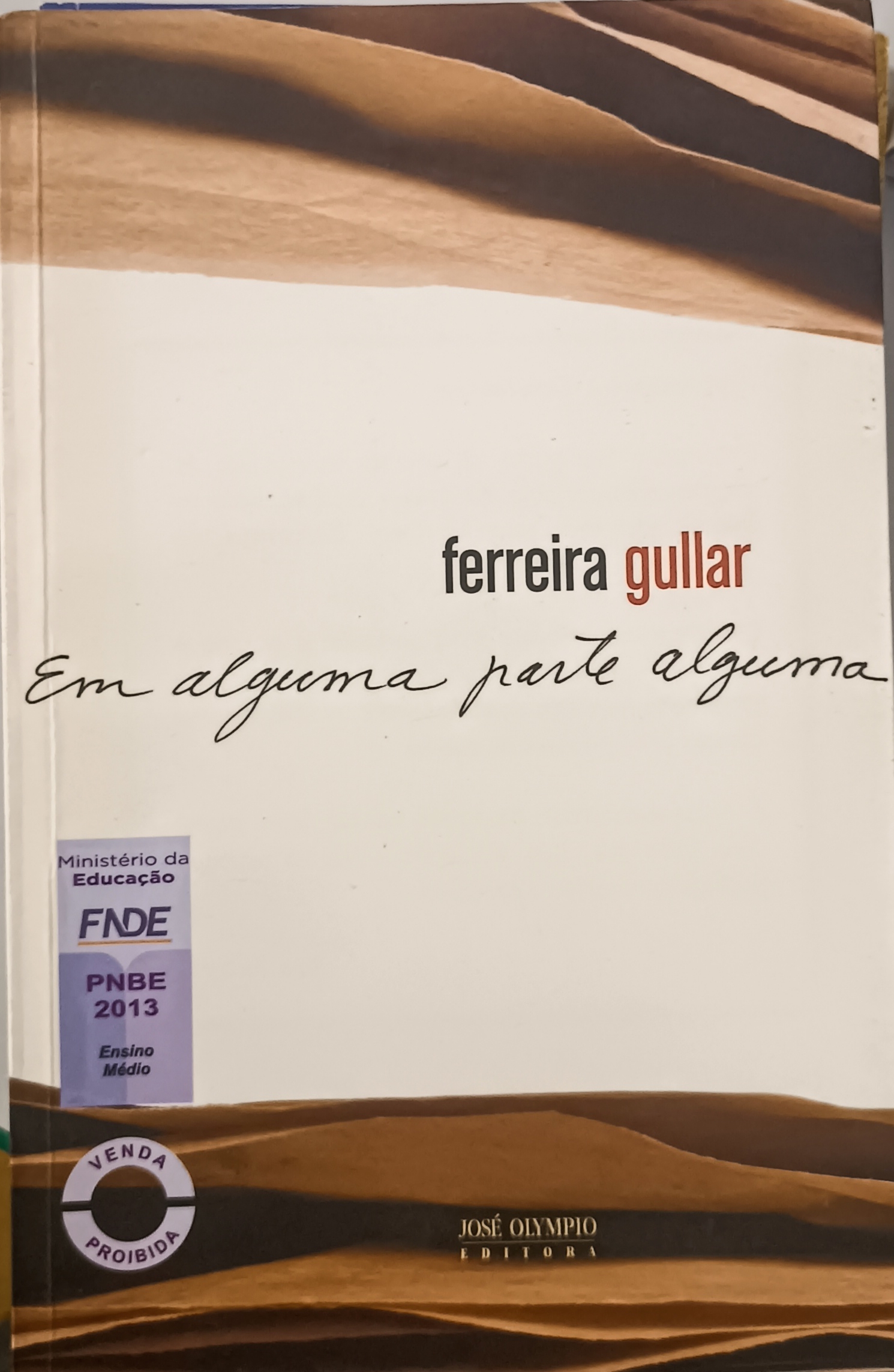 Capa de Em alguma parte alguma 