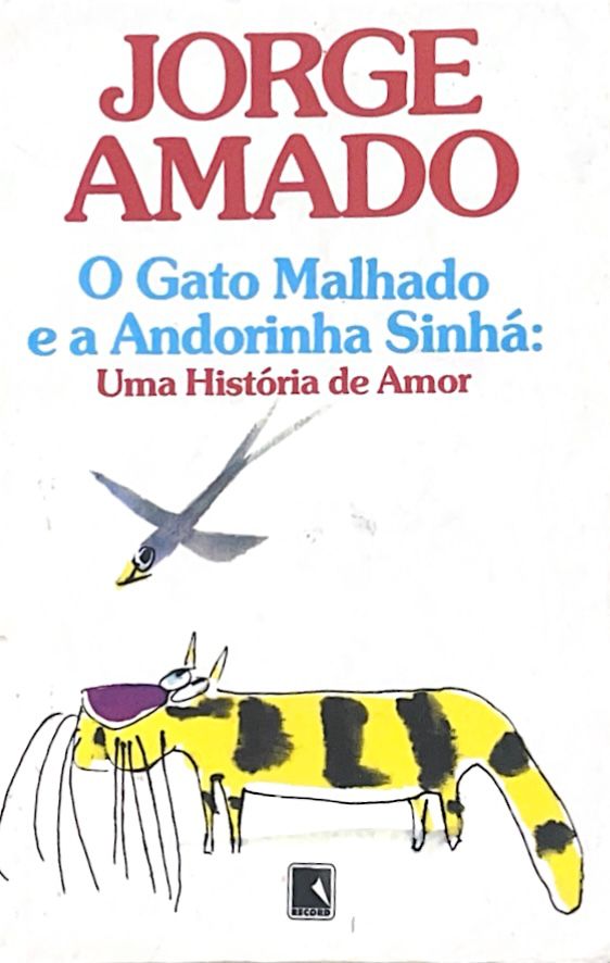 Capa de O Gato Malhado e a Andorinha Sinhá