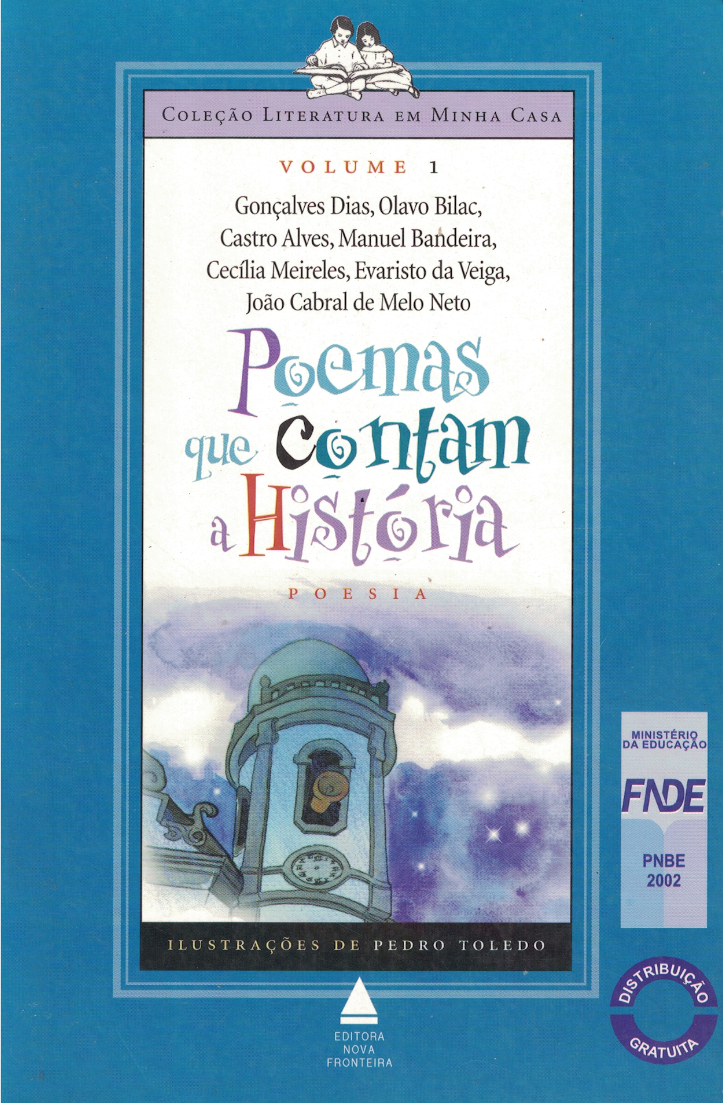 Capa de Poemas que contam a história