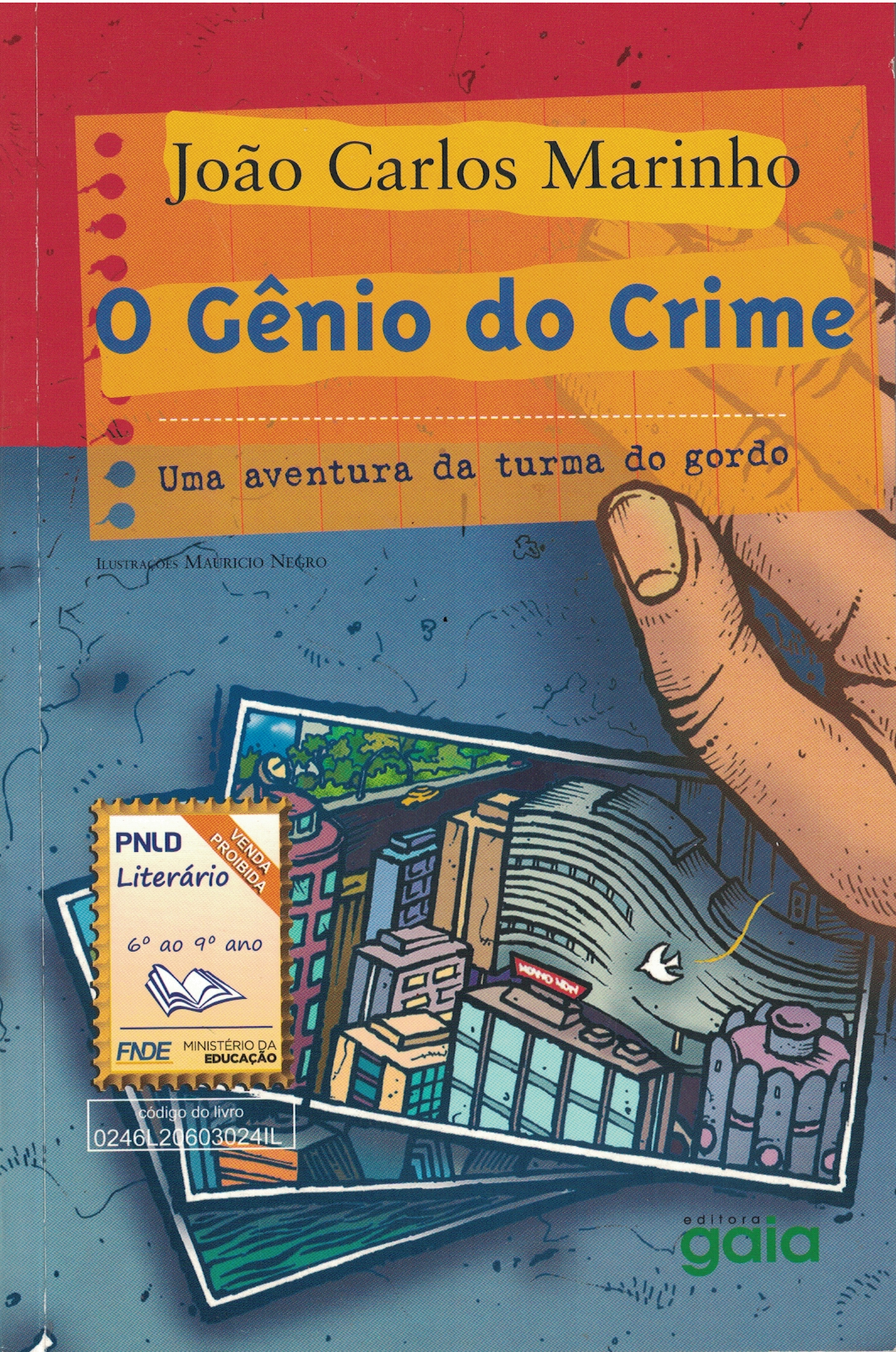 Capa de O Gênio de Crime