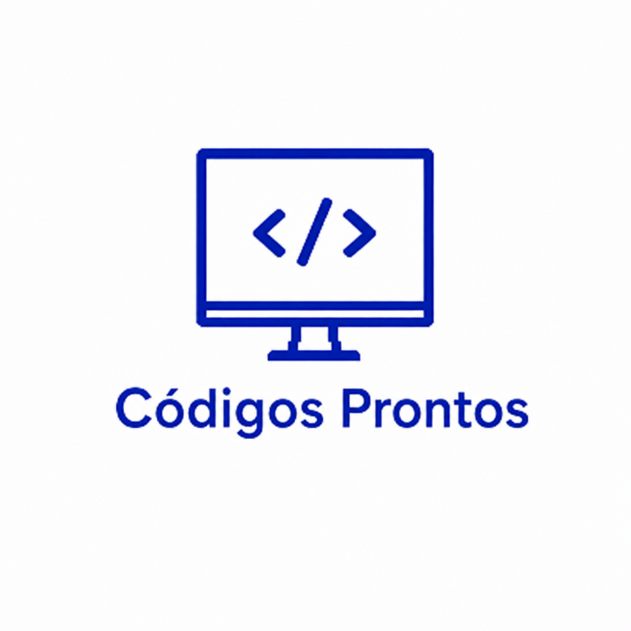 Botão Códigos Prontos