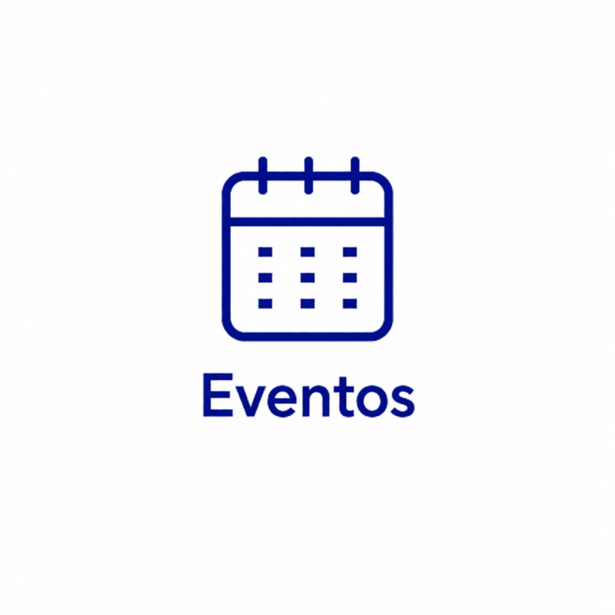 Botão Eventos
