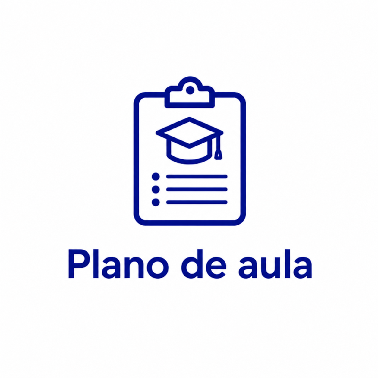Botão Plano de Aula